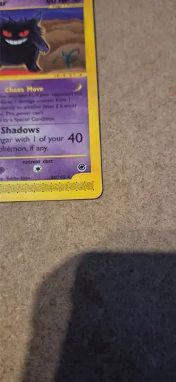 Pokemon TCG: Gengar 48/165 Expedition WoTC Non-Holo Rare - Image 4