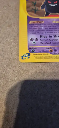 Pokemon TCG: Gengar 48/165 Expedition WoTC Non-Holo Rare - Image 5