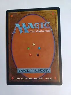 Magic The Gathering Deckmaster Chaos Orb 6"x9" Promo Oversized Card MTG 1996 - Image 2