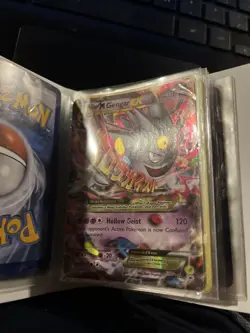 Pokemon TCG Mega Gengar EX Black Star Promos XY166 Shiny Holo Rare - Image 3