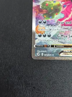 Pokemon TCG Gengar Vmax Fusion Strike 271/264 Holo Secret Rare - Image 3