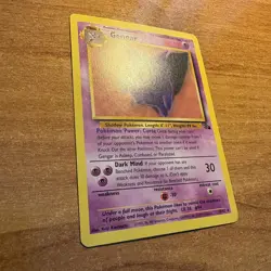 Gengar 20/62 Fossil Rare Non Holo Unlimited Pokemon TCG WOTC Vintage - LP - Image 3