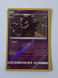Pokemon TCG - Gengar - 70/214 - Unbroken Bonds - Reverse Holo Rare - MINT! - Image 1