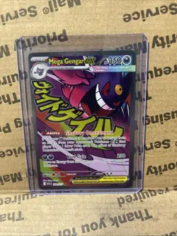 Pokemon TCG Mega Gengar EX Attack Rare Full Art Holo ASC 269/217 350 HP - Image 1