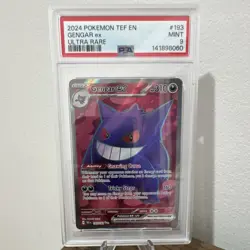 Pokemon TCG Gengar ex Sv05 Temporal Forces 193/162 Holo Ultra Rare PSA 9 2024 - Image 1