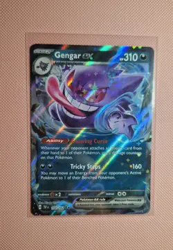 Pokemon TCG Gengar EX 104/162 Holo Rare Temporal Forces SV05 - Image 1