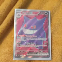 Pokemon Gengar EX TCG Ultra Rare Holo Card Temporal Forces Full Art 193/162 S&V - Image 1