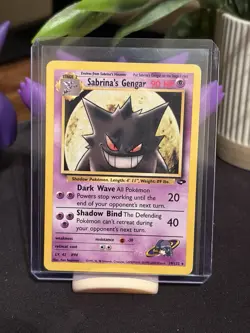 Pokemon TCG Sabrina's Gengar Gym Challenge Rare Holo Unlimited 29/132 90 HP - Image 1