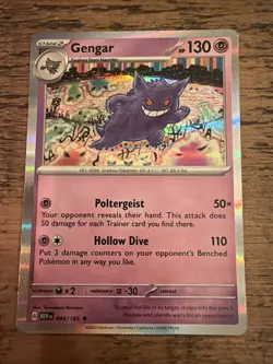 Pokemon TCG Gengar Scarlet Violet-151 094/165 Holo Holo Rare - Image 1