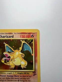 Pokemon TCG Charizard Holo Rare Card 4/130 Base Set 2 - Image 3