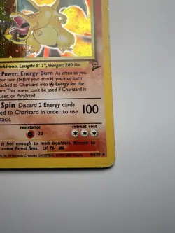 Pokemon TCG Charizard Holo Rare Card 4/130 Base Set 2 - Image 4