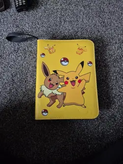 Evee and Pikachu Pokemon 400 Card Zip Binder - Keep Your Collection Safe! - Image 1