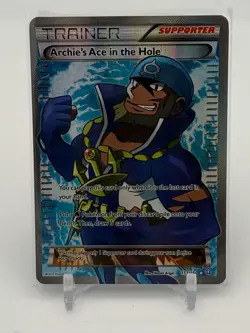 Archie's Ace in the Hole - 157/160 - Pokemon Primal Clash Full Art Rare Card -LP - Image 1