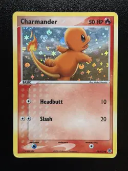 2004 CHARMANDER Pokemon Card #58 58/112 Fire Red & Leaf Green Holo MP - Image 1
