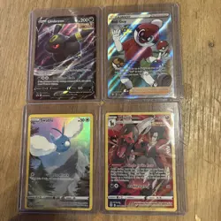 Pokemon TCG Card Lot of 4 NM Holo Rare & Trainer - Image 1