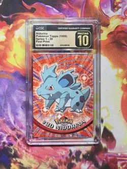 LP Nidorina #30 Pokemon 1999 Topps Edition Series 1 Pristine 10 Card POP 4💥 - Image 1
