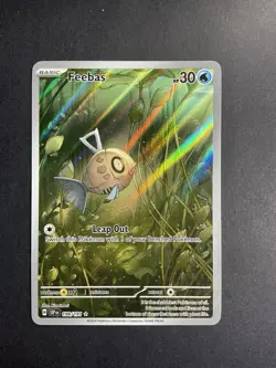 Feebas Illustration Rare IR 198/191 SV Surging Sparks Pokemon Card NM - Image 1