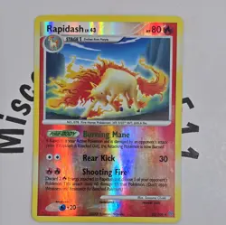Rapidash LV.43 22/100 Reverse Holo Stormfront Rare Pokemon Card 2008 - Image 1