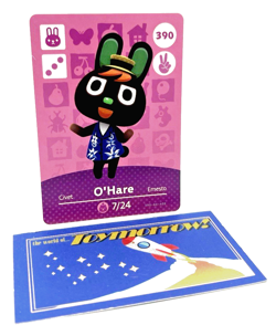 Animal Crossing Nintendo Amiibo - O'HARE #390 - Series 4 Authentic Card - Image 1