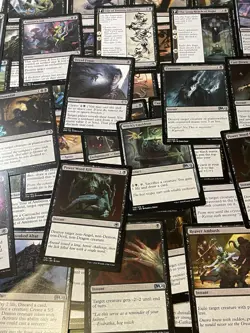 MTG 100 Lot of Common/Uncommon Black Swamp Creatures And Spells Cards No Repeat - Image 1