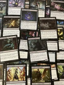 MTG 100 Lot of Common/Uncommon Black Swamp Creatures And Spells Cards No Repeat - Image 2