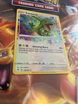 Rayquaza: 2020 Pokemon Vivid Voltage Rayquaza 138/185 Amazing Rare Holo NM - Image 1