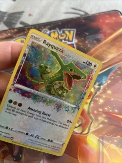 Rayquaza: 2020 Pokemon Vivid Voltage Rayquaza 138/185 Amazing Rare Holo NM - Image 5