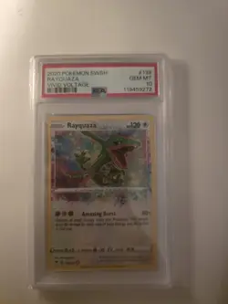 Rayquaza 138/185 Vivid Voltage - Pokemon TCG Holo Amazing Rare PSA 10 Gem Mint - Image 1