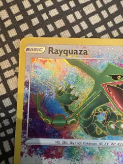 Nintendo Rayquaza 138/185 Vivid Voltage Amazing Rare Holo EN 120 HP 2020 - Image 3