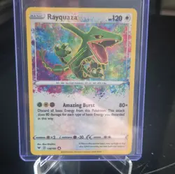 Nintendo Rayquaza 138/185 Vivid Voltage Amazing Rare Holo EN 120 HP 2020 - Image 1