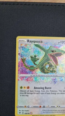 Rayquaza 138/185 Holo Amazing Rare Vivid Voltage Pokemon TCG - Image 3