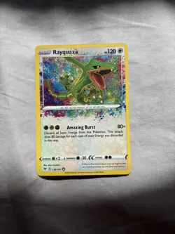 Pokemon Rayquaza 138/185 Swsh04: Vivid Voltage Amazing Rare Holo Card - Image 1