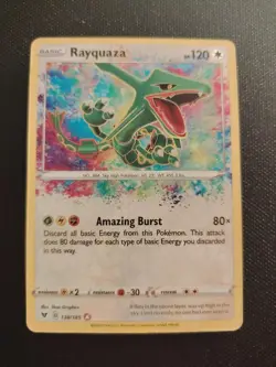 Pokemon TCG - Rayquaza 138/185 - Vivid Voltage 2020 - Amazing Rare Holo - NM/M - Image 1