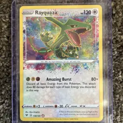 Pokemon TCG Rayquaza Vivid Voltage 138/185 Holo Amazing Rare NM - Image 2