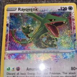 Pokemon TCG Rayquaza Vivid Voltage 138/185 Holo Amazing Rare NM - Image 4