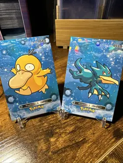 2025 Pokemon Lot Of 2 Psyduck And Golduck Holo Card Database - Image 1