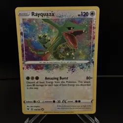 Pokemon TCG Rayquaza Vivid Voltage 138/185 Holo Amazing Rare - Image 1
