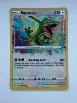 Pokemon TCG - Rayquaza 138/185 - Vivid Voltage 2020 - Amazing Rare Holo - NM/M - Image 1