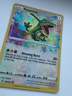 Pokemon TCG - Rayquaza 138/185 - Vivid Voltage 2020 - Amazing Rare Holo - NM/M - Image 2