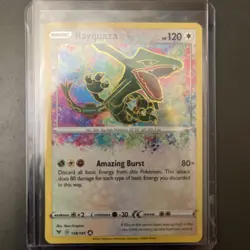 Pokemon TCG Rayquaza Vivid Voltage 138/185 Holo Amazing Rare - Image 1