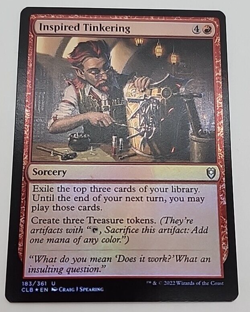 Inspired Tinkering 183/361 Uncommon Foil Baldur's Gate Magic - Image 1