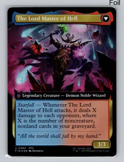 MTG The Emperor of Palamecia (Extended Art) Foil U FINAL FANTASY 484 - VERY RARE - Image 2