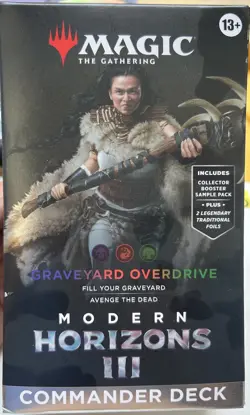 Wizards of the Coast MTG Modern Horizons III Graveyard Overdrive Commander Deck - Image 1