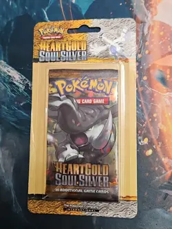Sealed Pokemon Heartgold Soulsilver Blister Pack Booster Pack - Image 1