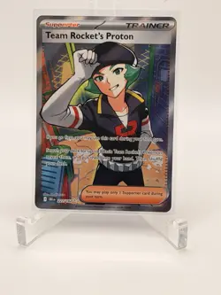 Team Rocket's Proton 227/182 Sv10: Destined Rivals Holo Pokemon NM + - Image 1