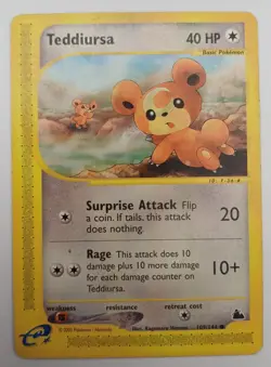 Teddiursa 109/144 | Skyridge E-Series | NM | Pokemon TCG - Image 1