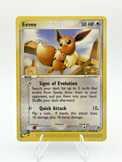 Eevee 63/100 Common Sandstorm Pokemon Moderately Played Ereader Vintage - Image 1