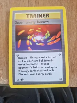 1st Edition Base Set Super Energy Removal 79/102 NM pokemon - Image 1