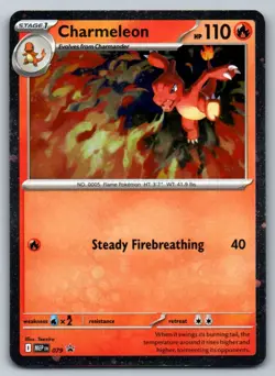 Charmeleon (Cosmos Holo) 079 Pokemon NM ME: Mega Evolution Promo - Image 1