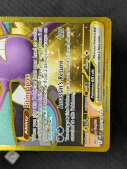 Team Rocket's Crobat ex 242/182- Destined Rivals Gold Holo Pokemon TCG NM - Image 5